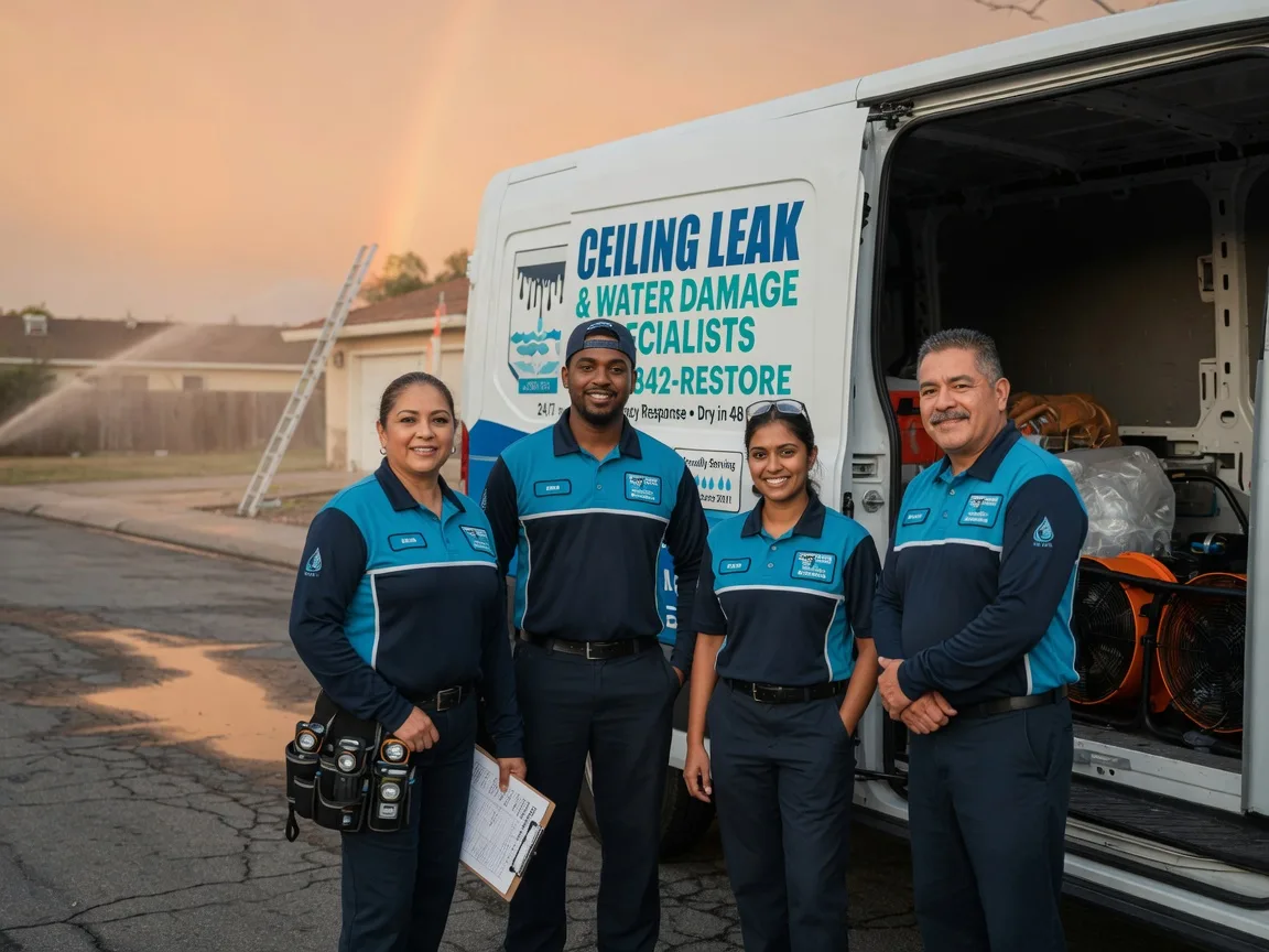 Ceiling Leak Cleanup company in Cushing, TX